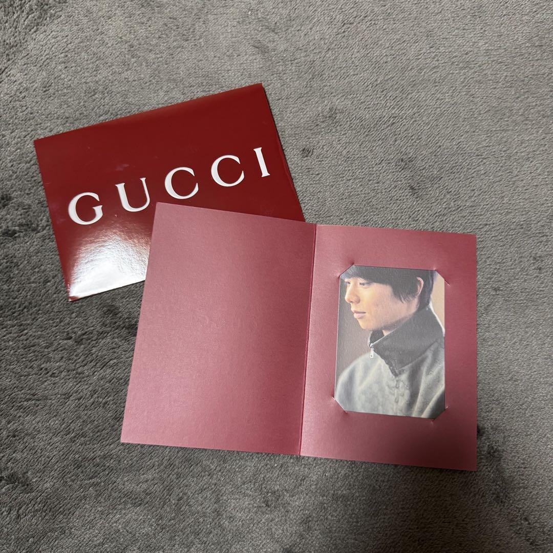 羽生結弦　サイン　フォトカード　ポストカード　非売品 羽生結弦 フォトカード GUCCI非売品 - メルカリ