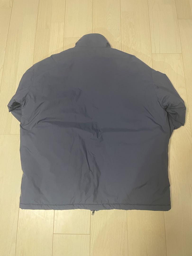 22aw ennoyスタイリスト私物ナイロンパデッドジャケットsizeLネイビー