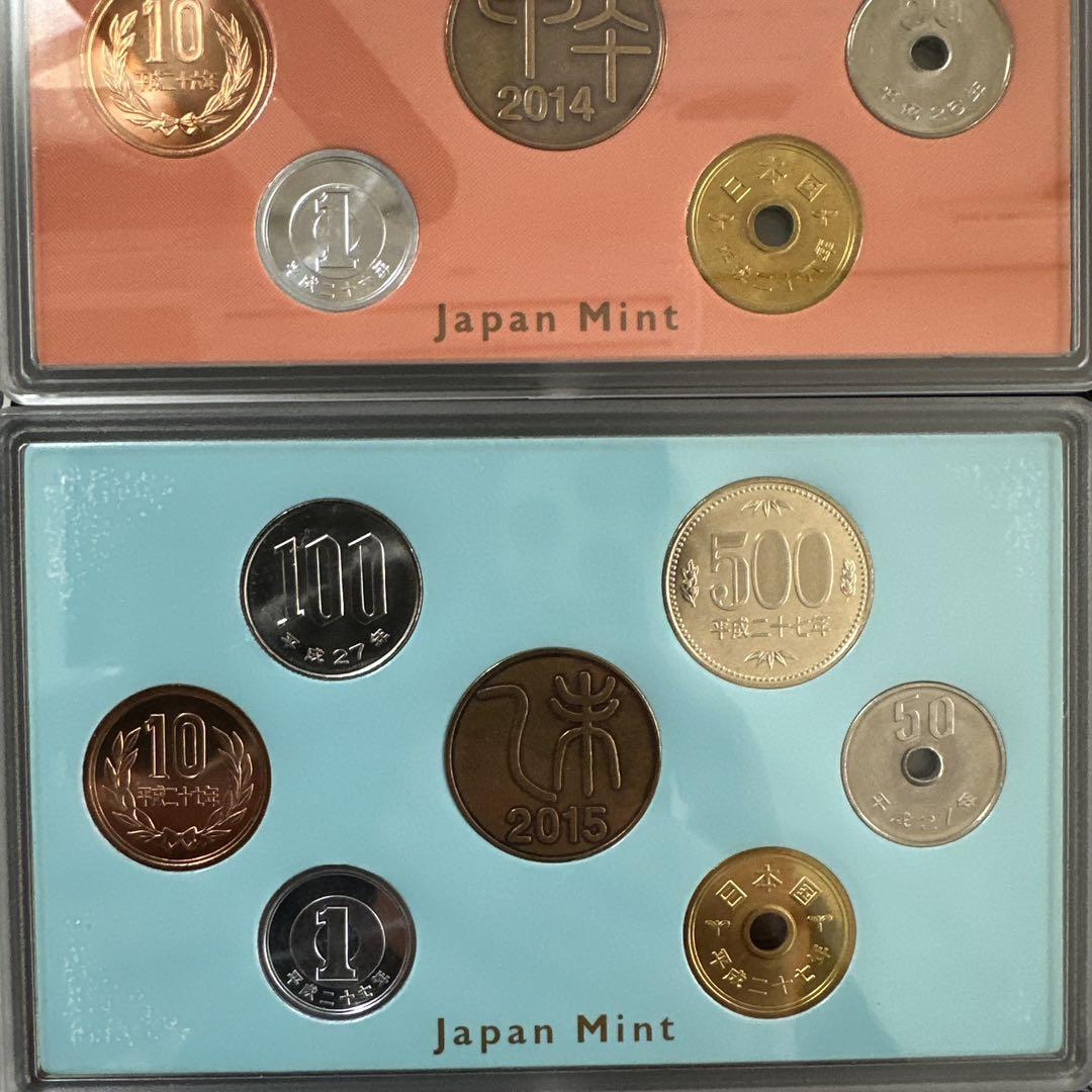 2008年(平成20年)〜2022年ケース入り ミントセット※2009年のみ無し 2008年(平成20年)〜2022年ケース入り ミントセット※2009年のみ