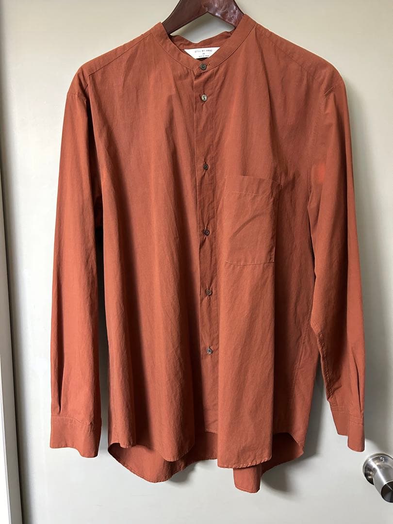 STILL BY HAND ブラウンシャツ サイズ48