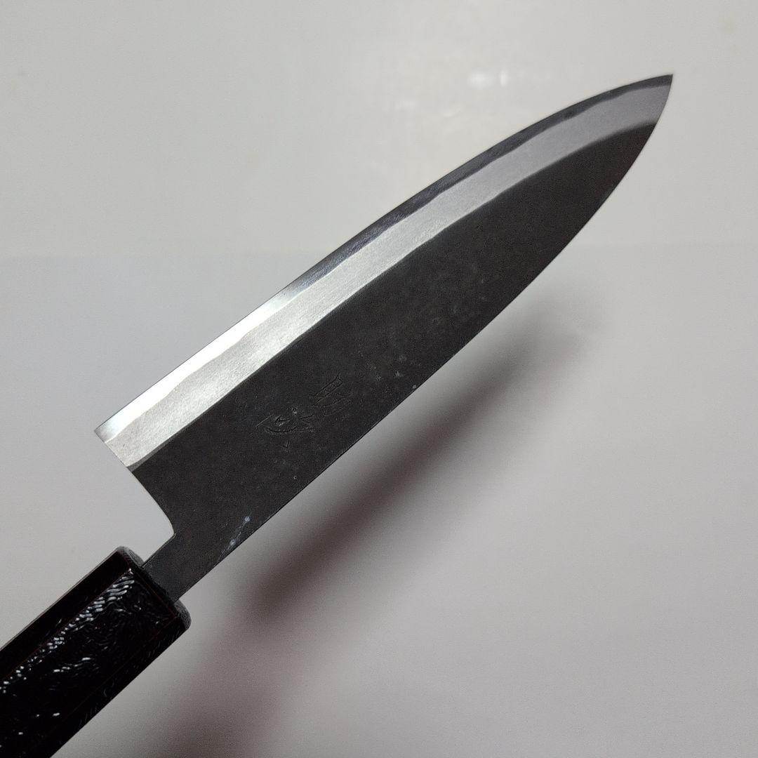 片刃包丁　左黒打身卸　北岡英雄作