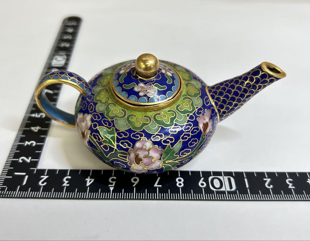 J430 七宝焼？ 中国？　水差し　急須