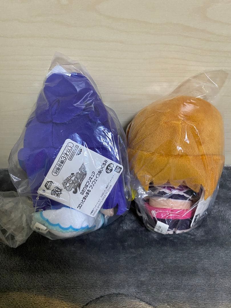 ふたりはプリキュア コロっとまんまるプリフェイスぬいぐるみ2点