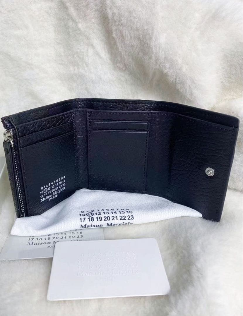 MaisonMargielaマルジェラ 三つ折り財布 グレインレザー