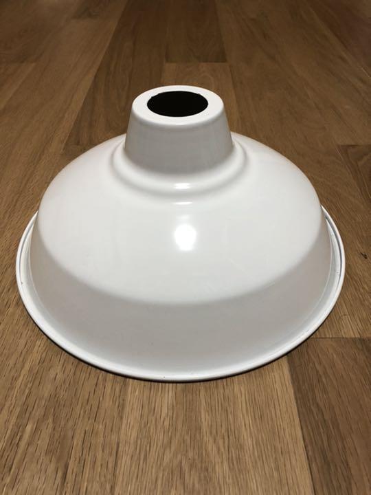 琺瑯ペンダントライト白色送料込