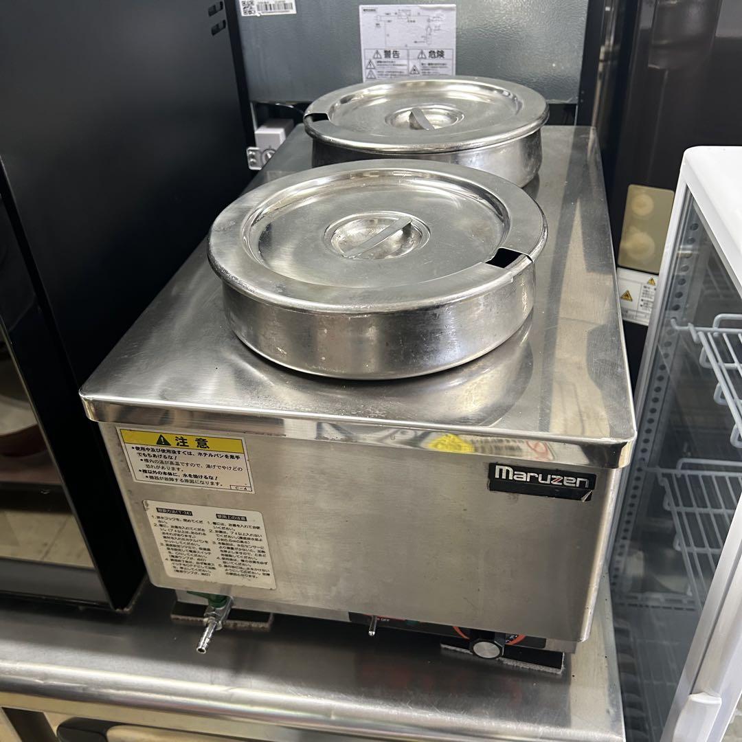 5748 マルゼン 電気卓上ウォーマー 丸型ポット縦型 MEW-350K
