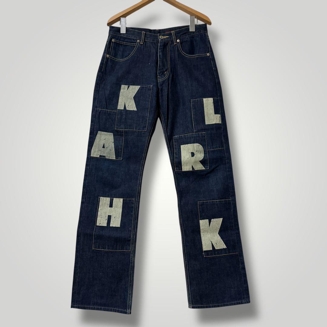 Karl Helmut ロゴパッチワークデニムパンツ