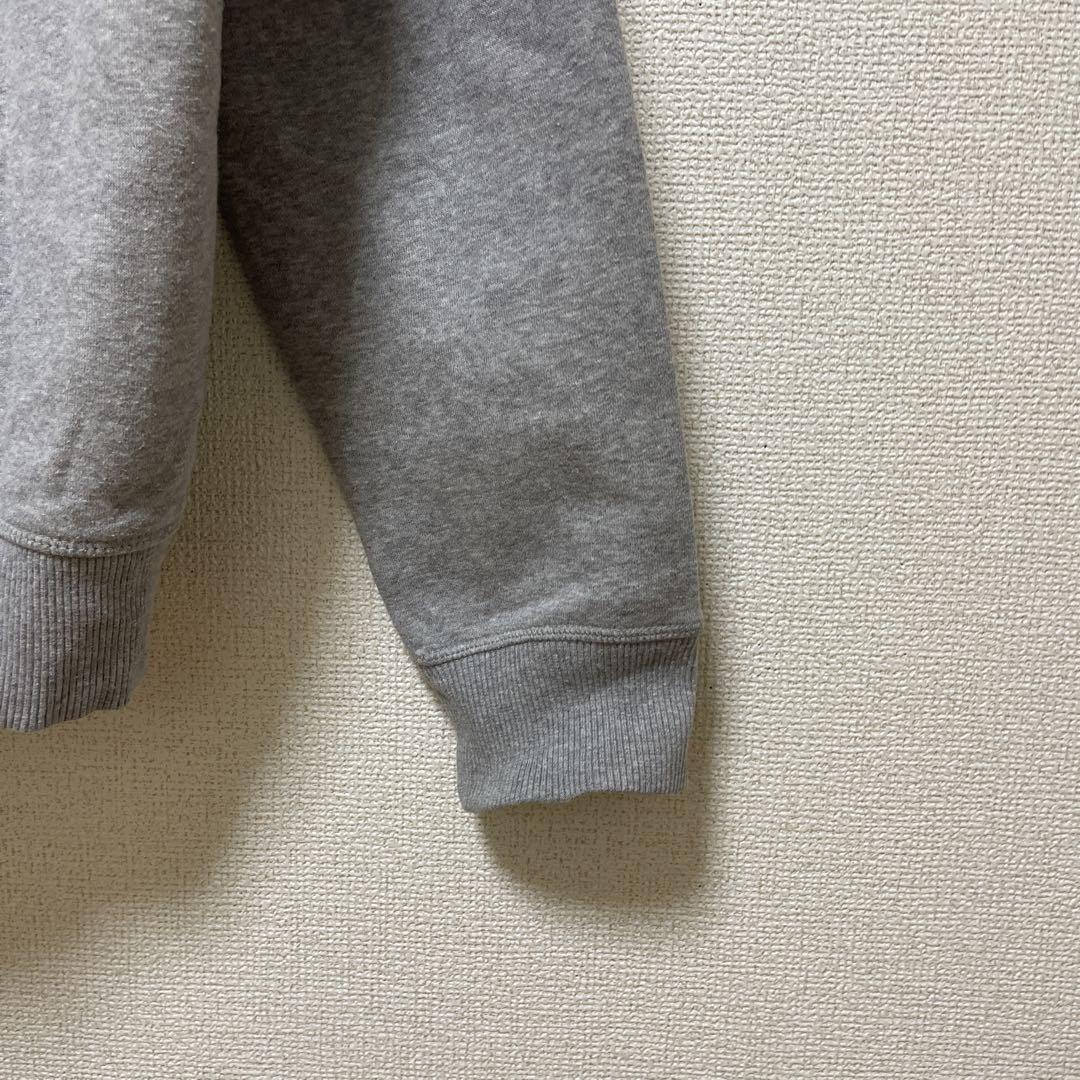 【美品】adidasジップオーバーパーカー グレー