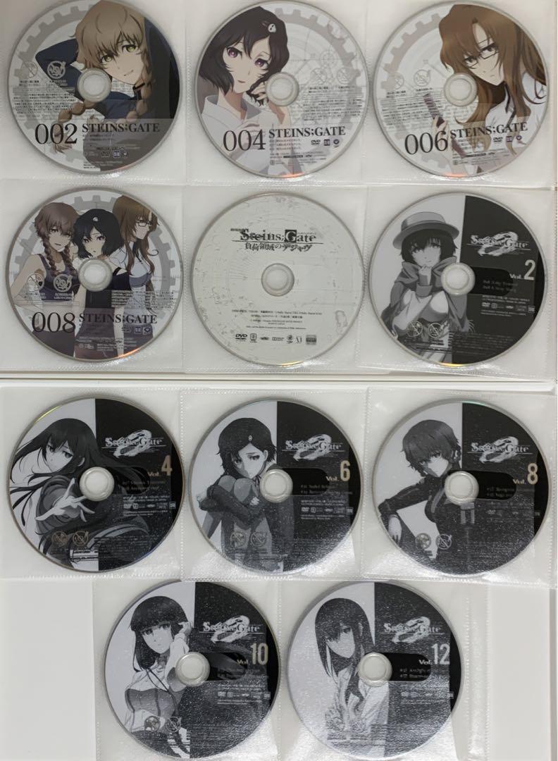 シュタインズ・ゲート　1期＋2期＋劇場版　DVD 全22巻セット