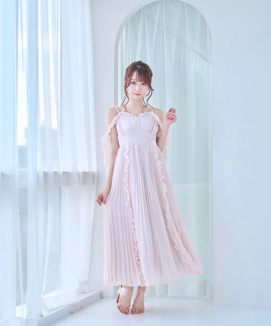 ロゼミューズ frill pleats airy cami o/p pink frill pleats airy cami o/p – BUNNY APARTMENT