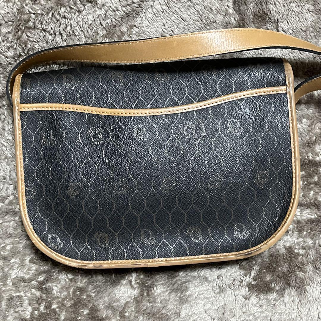訳あり＊ディオール Dior ハニカム ショルダーバッグ ヴィンテージ