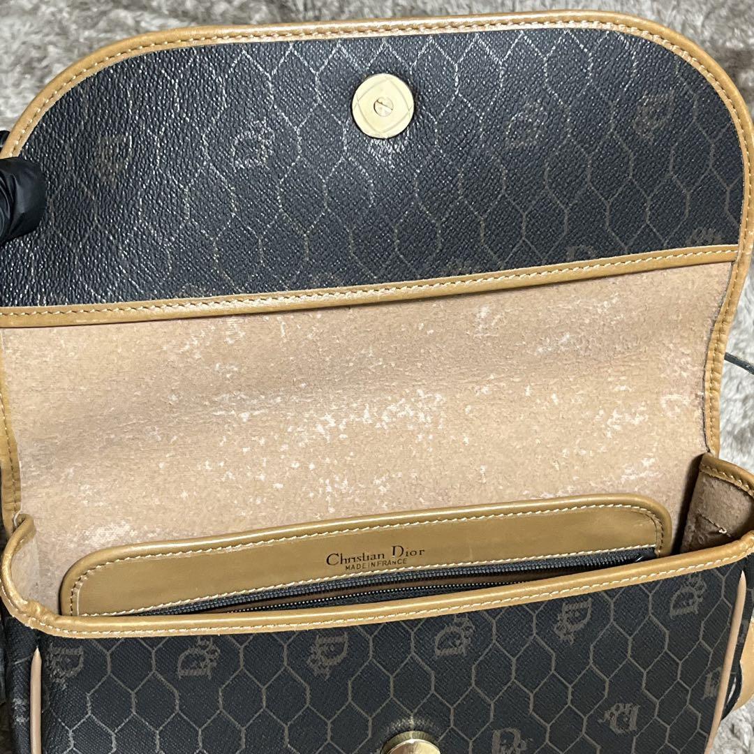 訳あり＊ディオール Dior ハニカム ショルダーバッグ ヴィンテージ