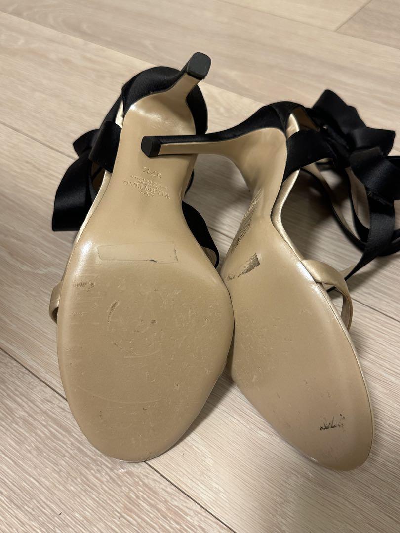 VALENTINO リボン付きハイヒールサンダル　一度のみ使用
