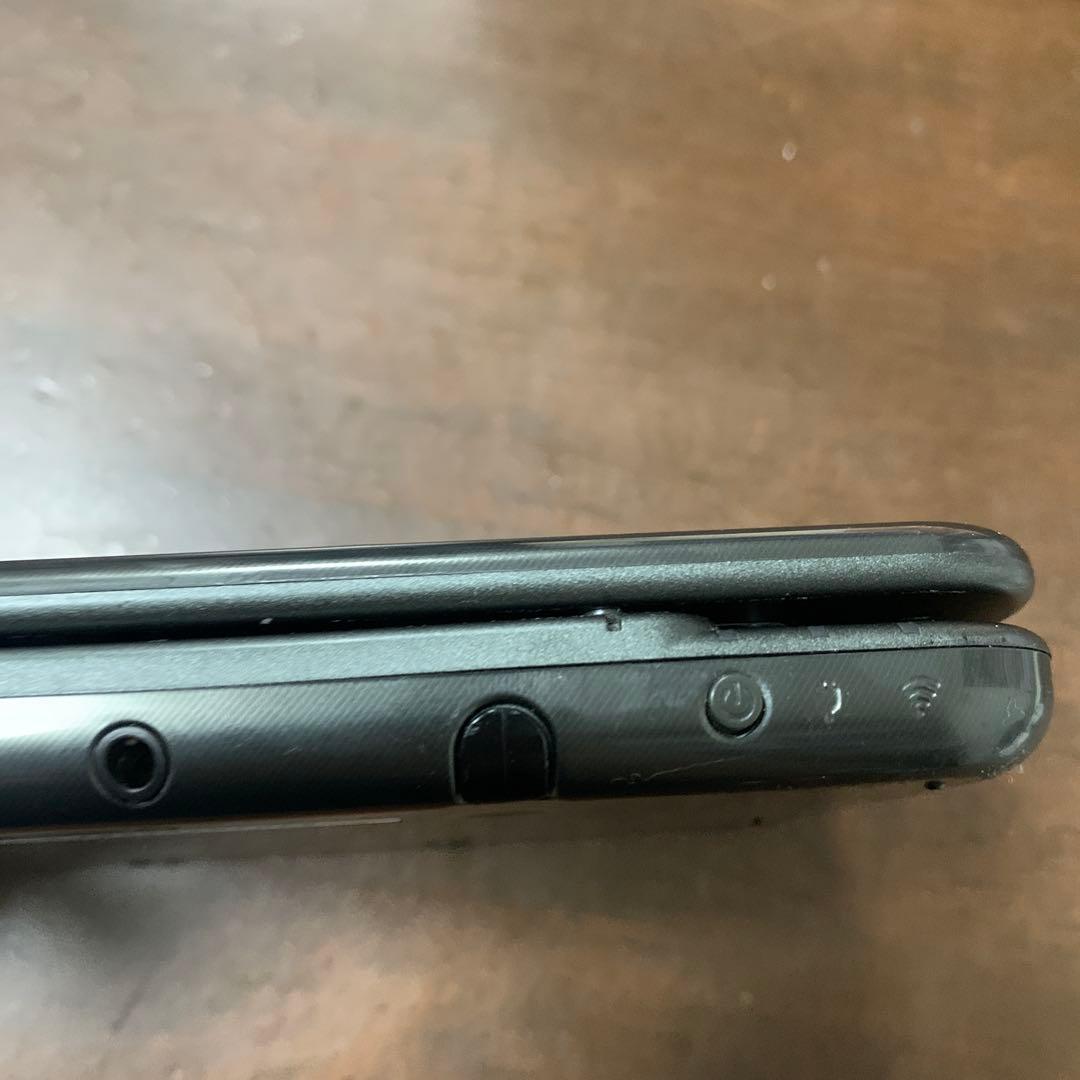 New Nintendo 3DS LL ブラック 充電器付き傷や汚れあり UP786_INFO