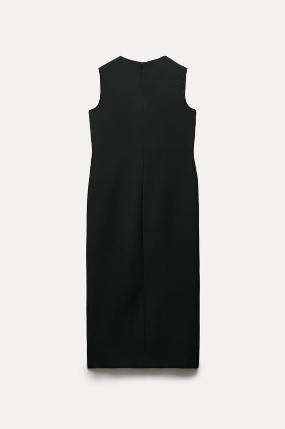 新品未使用タグ付き　ZARA ロングソフトベスト　S 新品【ZARA】ロングソフトベスト＊グレー＊ S（7～9号） - メルカリ