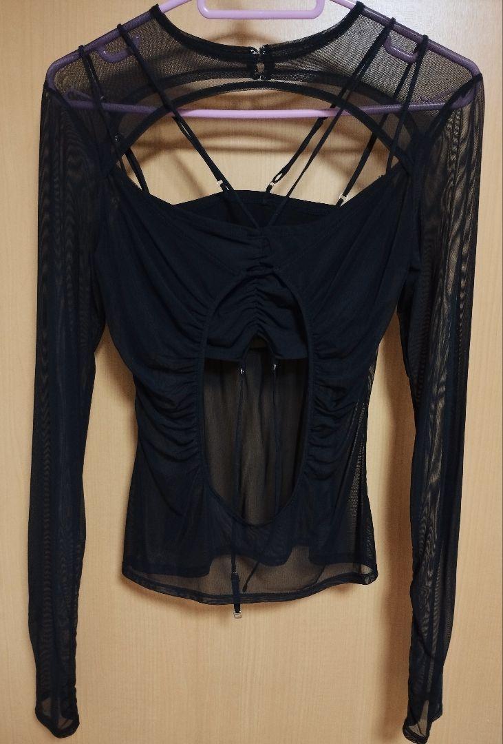 melt the lady sheer cover top 黒