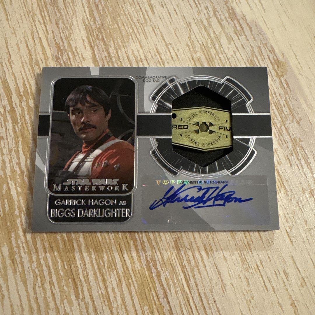 topps starwars auto card GARRICK HAGON