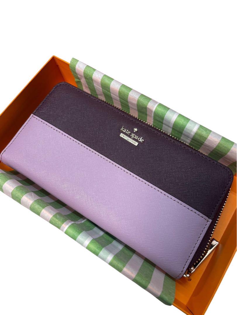未使用 kate spade 長財布 バイカラー
