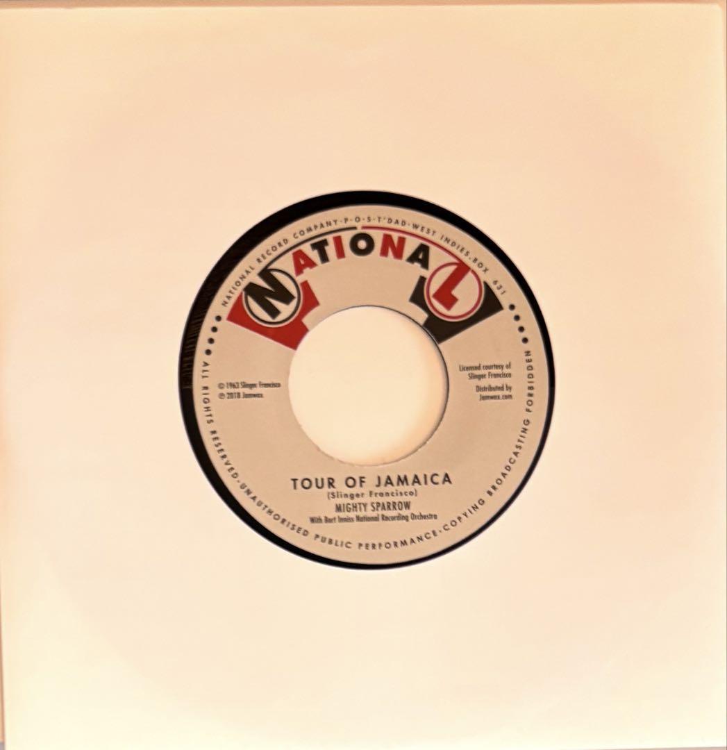 Mighty Sparrow - TOUR OF JAMAICA 7inch