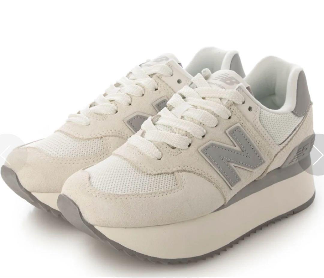 【24cm】New Balanceスニーカー 574+_ WL574ZB