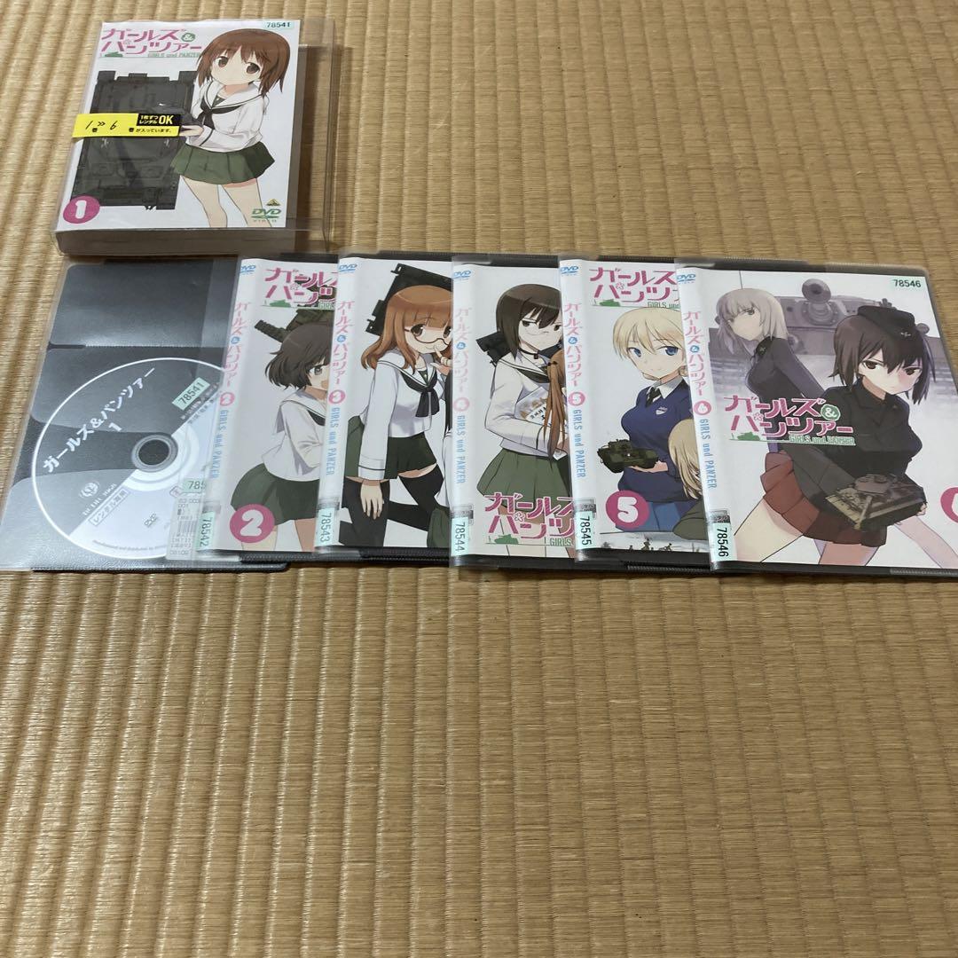 ガールズ&パンツァー ガルパン DVD 全6巻 + OVA +劇場版 計8本