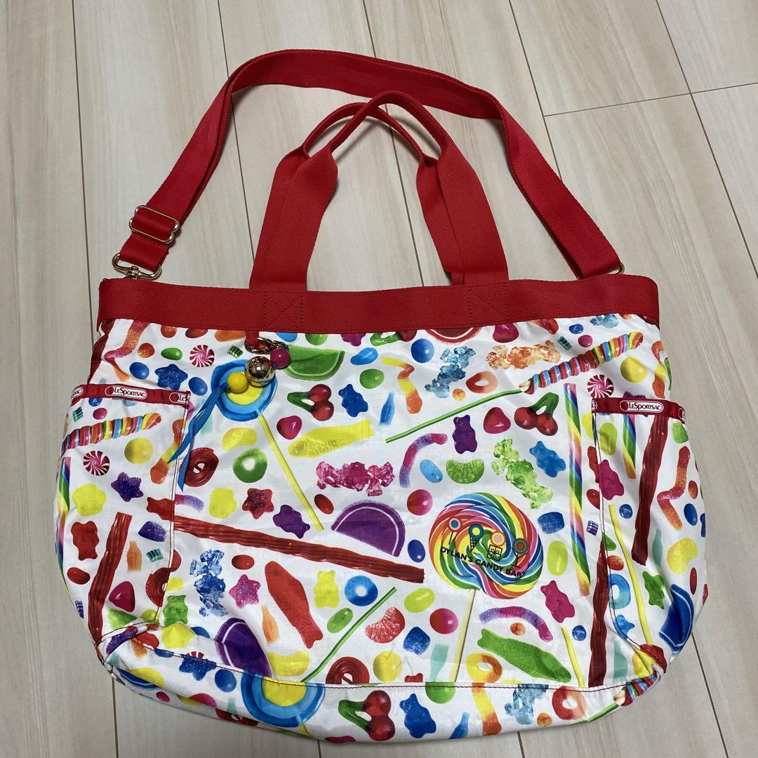 ●120 良品 LeSportsac トートバッグ ディランズキャンディーバー ディランズキャンディーバー レスポートサック コラボ トート