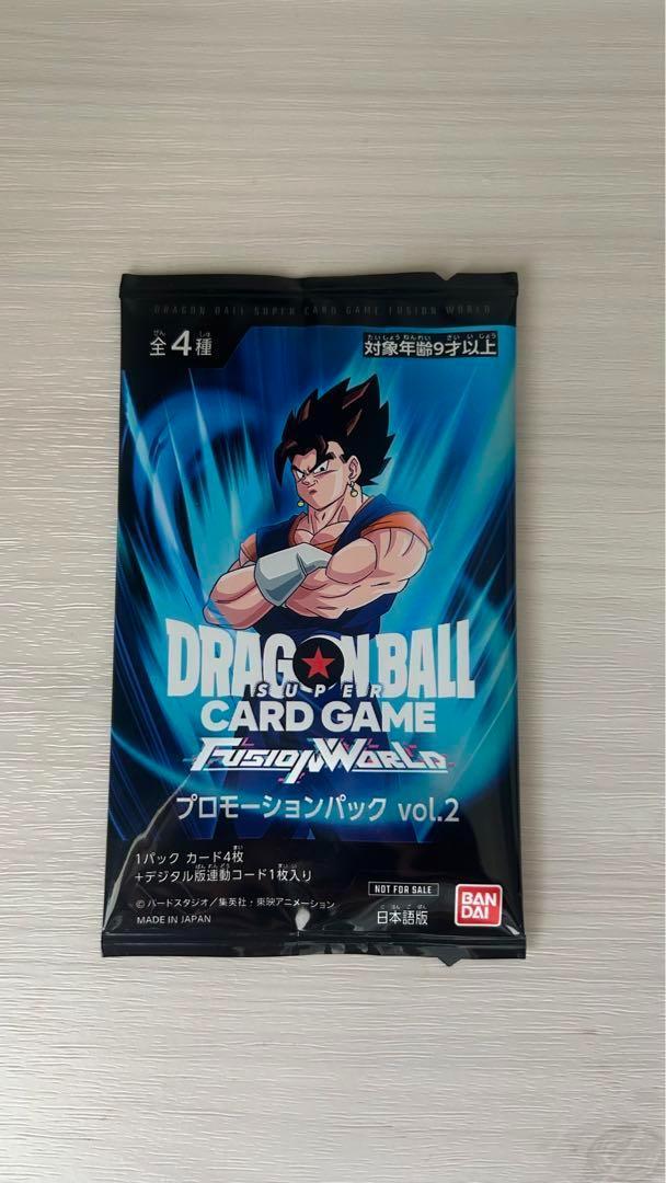 ドラゴンボールフュージョンワールドプロモーションパックvol.2  72パック 烈火の闘気編】プロモーションパックvol.2カードリスト＆評価