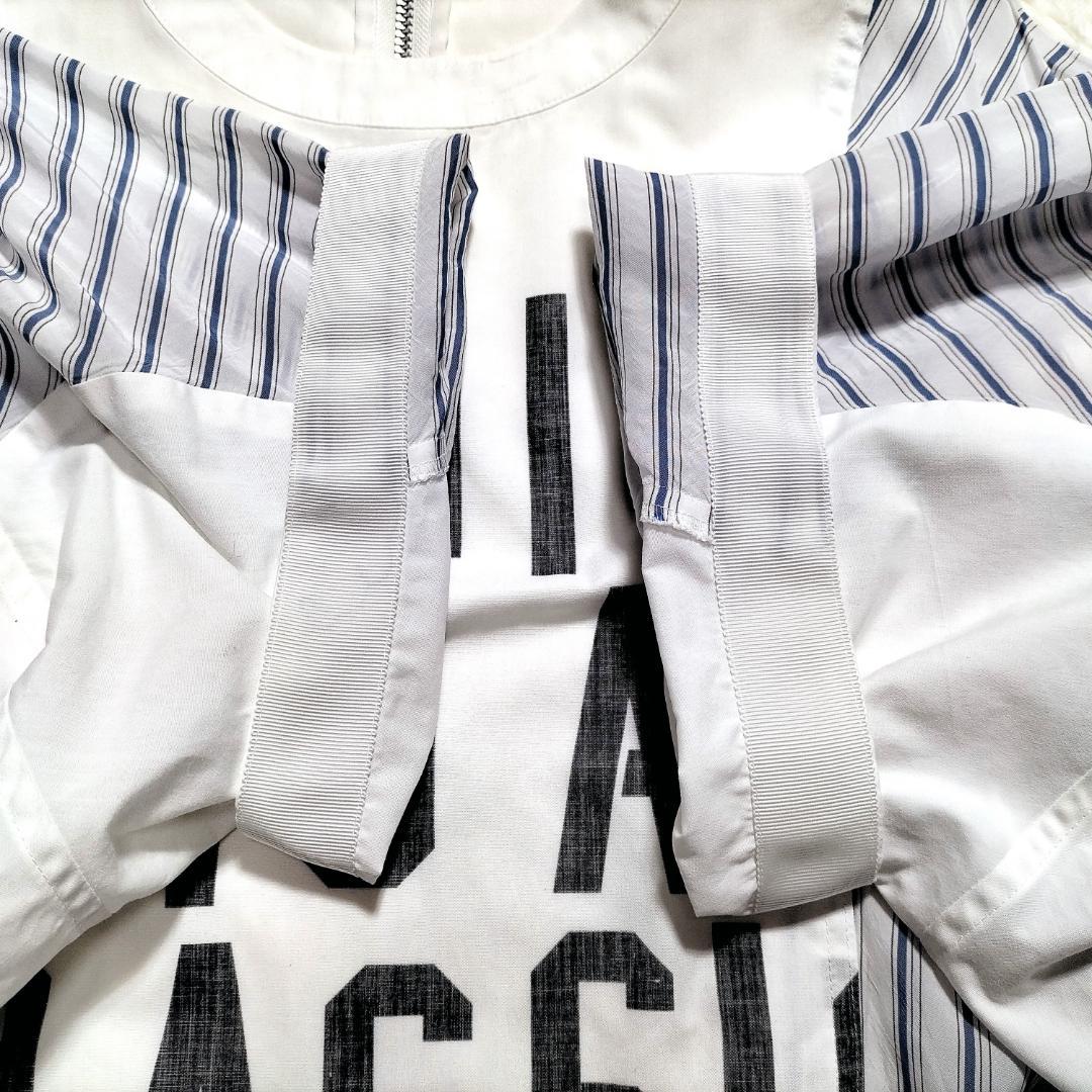 格安saleスタ sacai　サカイ　ドッキングシャツ　アシンメトリー　ビックシルエット トップス