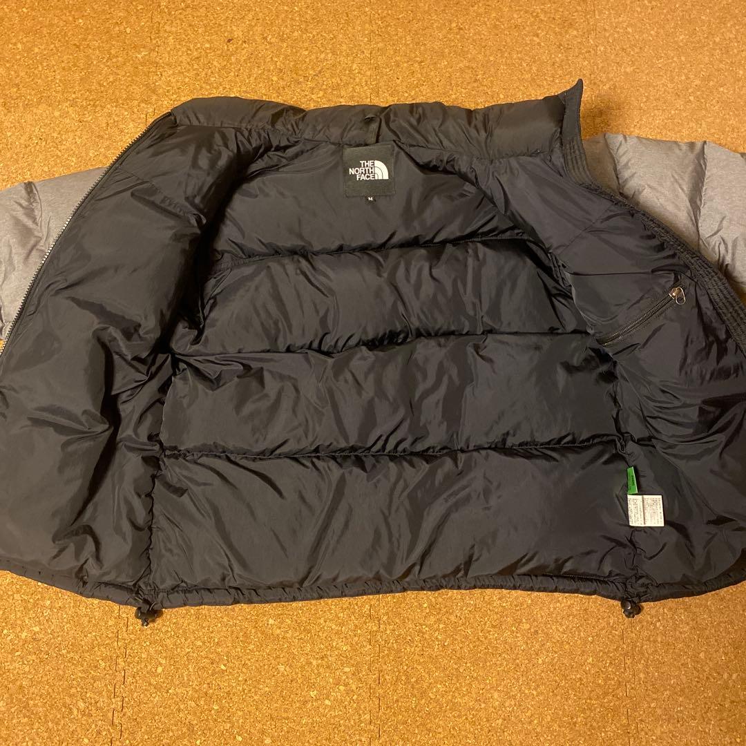 THE NORTH FACE ダウンジャケット ヌプシ　Mサイズ グレーブラック
