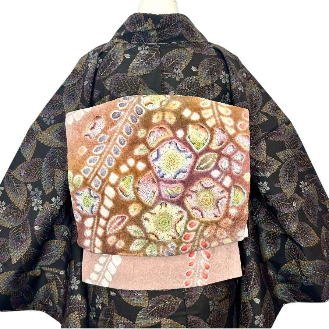 袋帯　辻が花　帯締め・帯揚げ付き