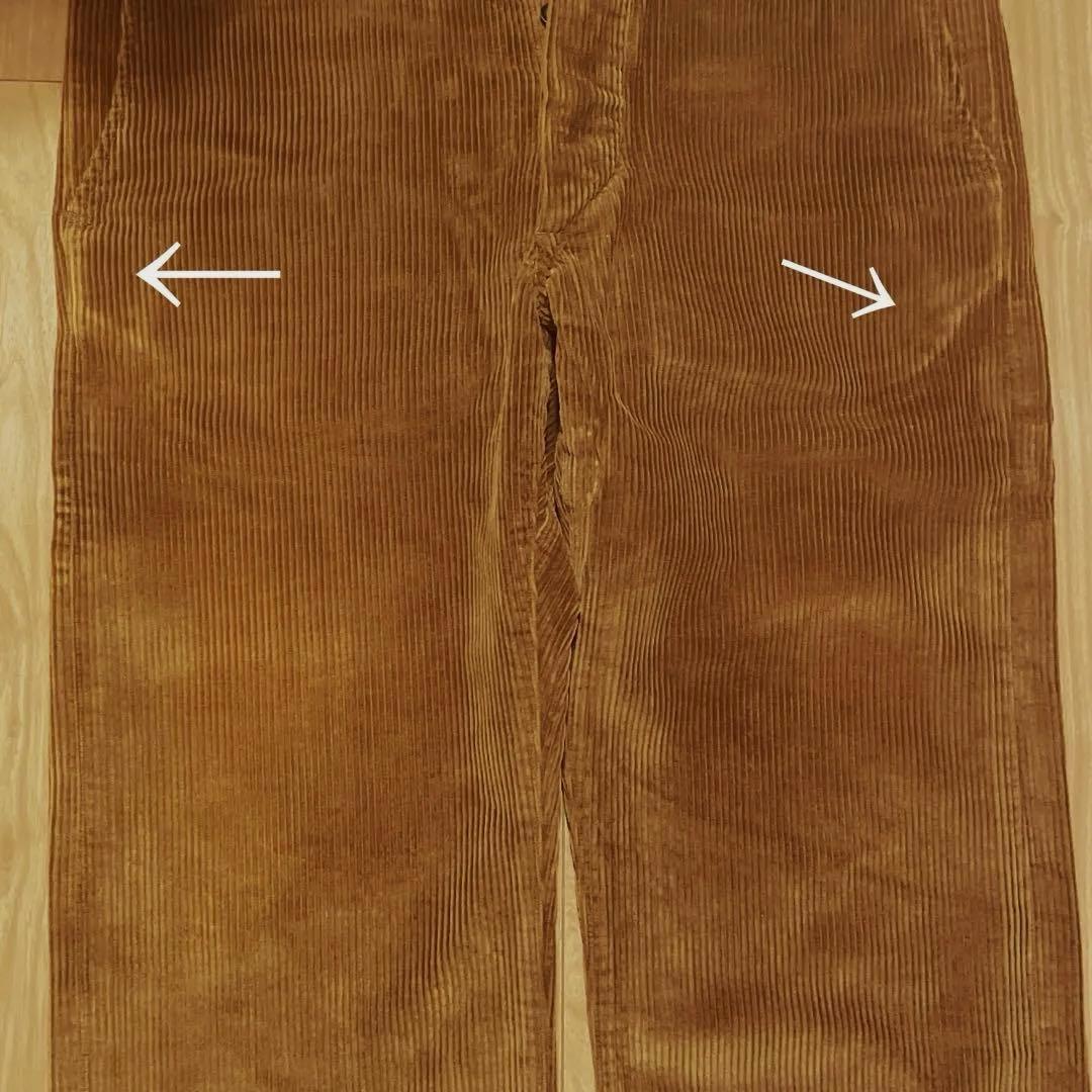 コーデュロイ トラウザーパンツ ブラウン コーデュロイ トラウザーパンツ ブラウン