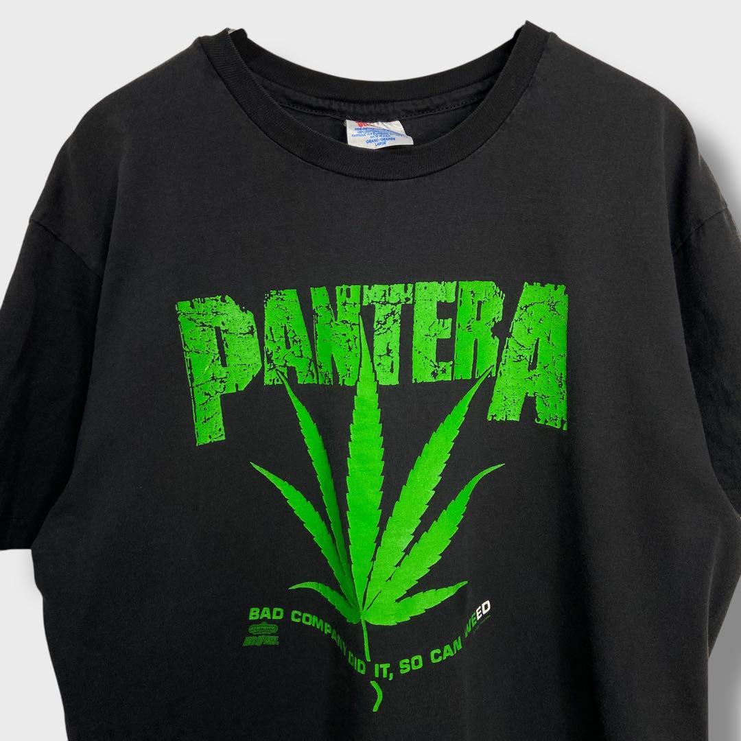 90s☆PANTERA☆パンテラ☆バンドTシャツ☆L☆黒☆ヘヴィメタ☆ツアーT