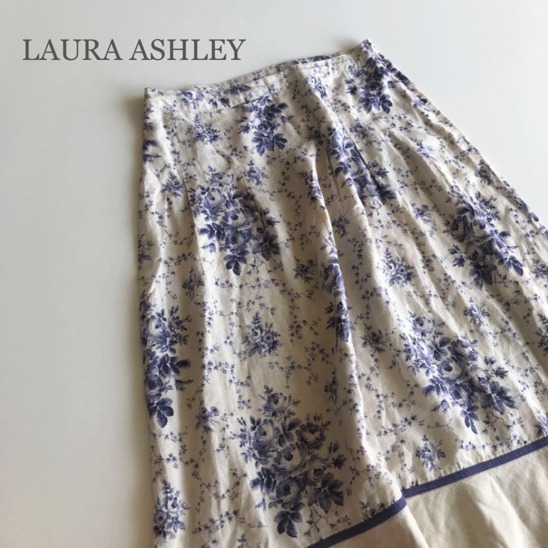 LAURA ASHLEY リネン スカート