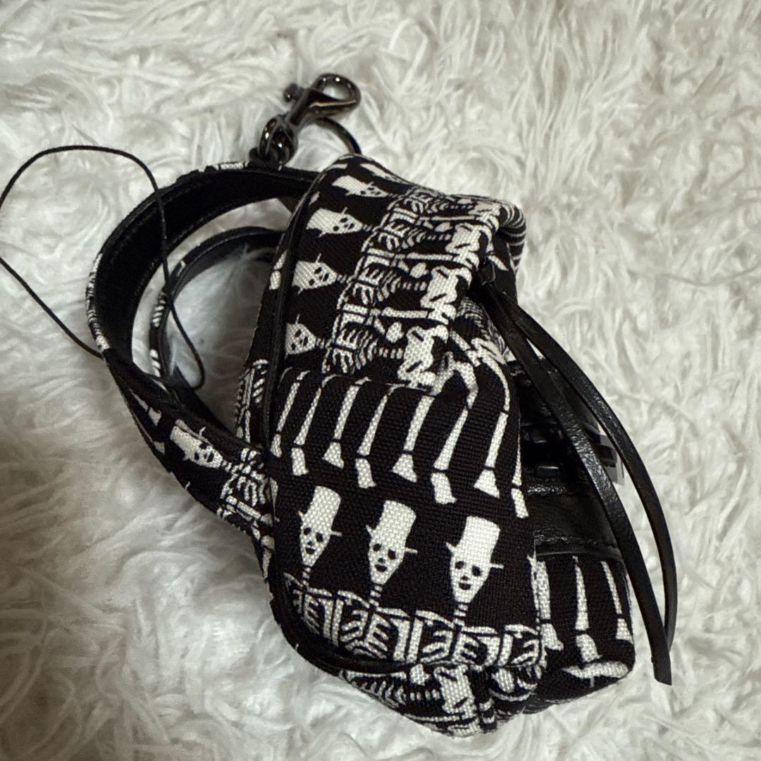 新品タグ付☆ SAINT LAURENT スカル ミニリュック キーホルダー