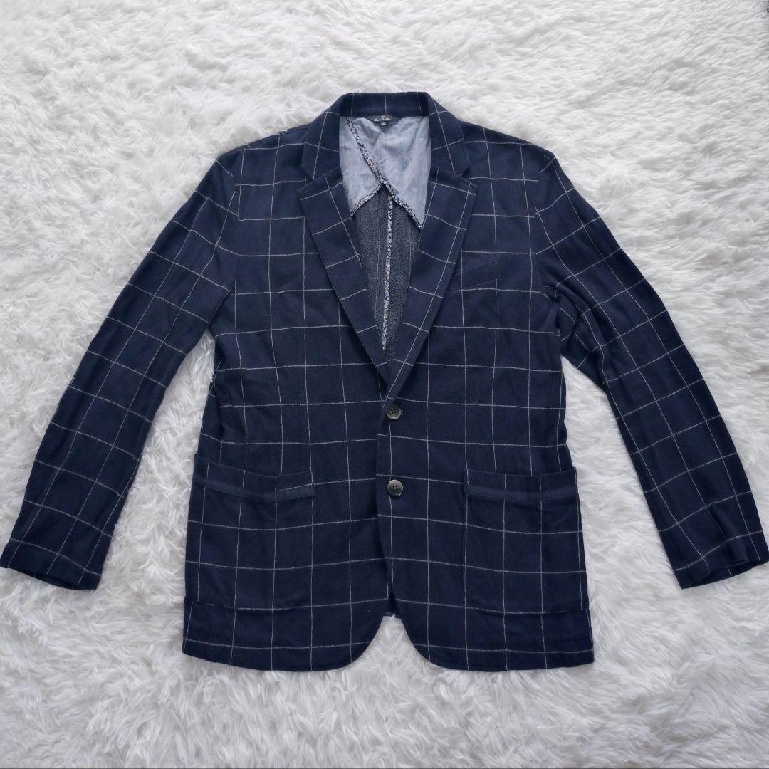 PS Paul Smith アンコンジャケット XL 花柄 チェック 格子