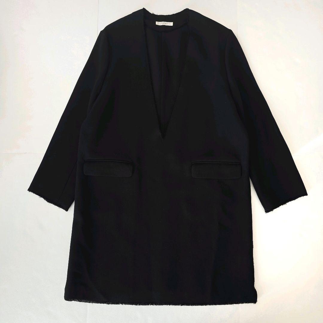 Plage V Nチュニック ブラック 36 22AWS Plage