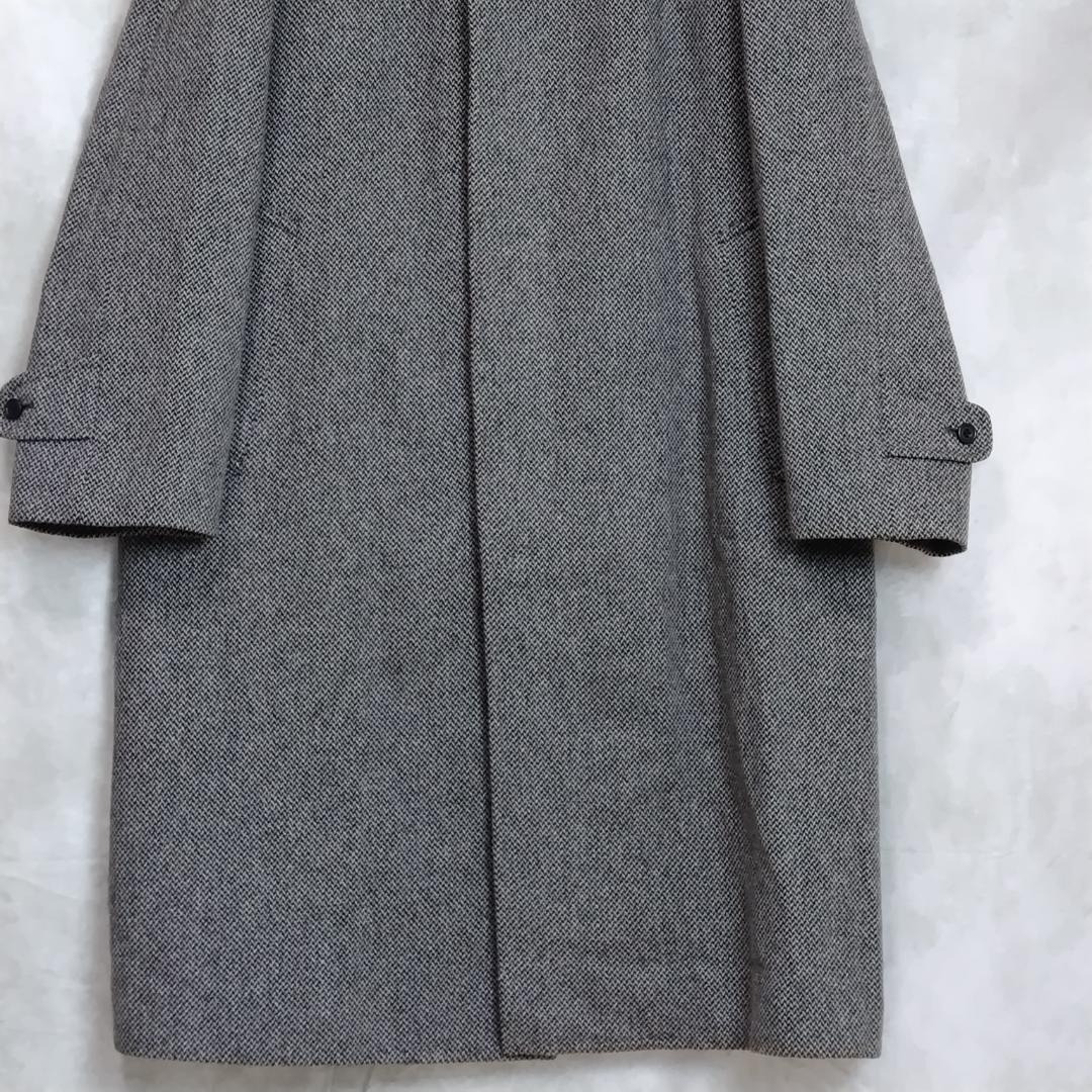 ロングコート　カシミア100％　サイズL　グレー