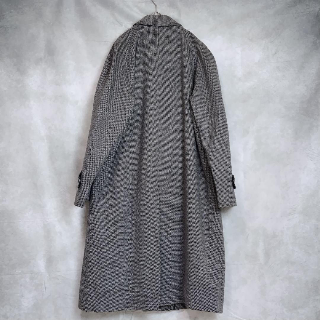 ロングコート　カシミア100％　サイズL　グレー