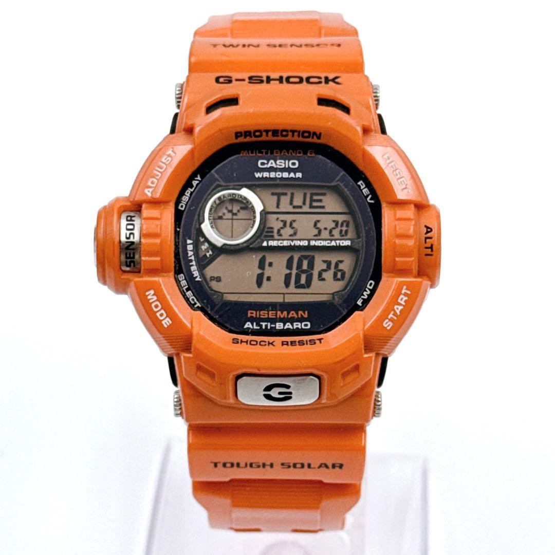 極美品✨ G-SHOCK GW-9200RJ RISEMAN レスキューオレンジ