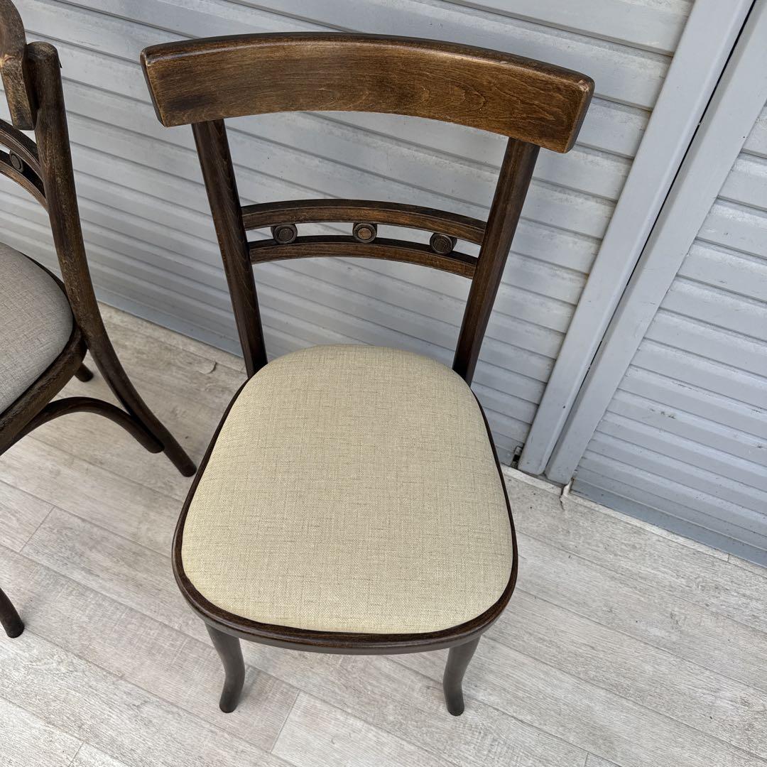 ポーランド製　THONET トーネット　ダイニングチェア　ヴィンテージ　② ポーランド製 THONET トーネット ダイニングチェア ヴィンテージ2脚