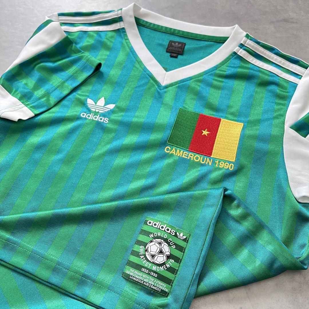 おトク情報がいっぱい！ adidas ユニフォーム1999ワールド カメルーン代表 アディダス トップス