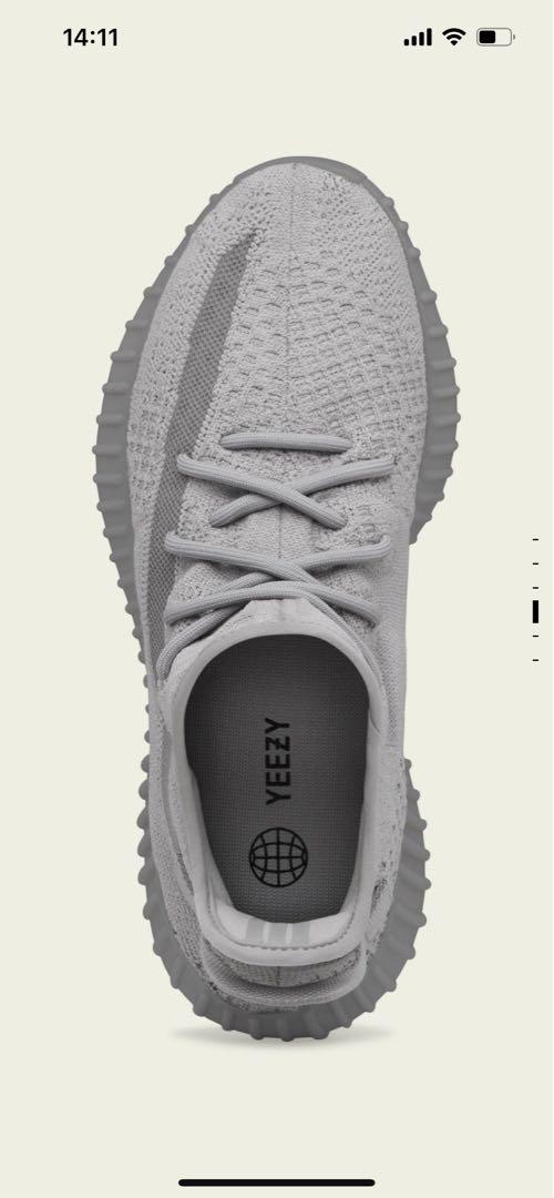 アディダスYEESY BOOST350 v2 スチールグレー