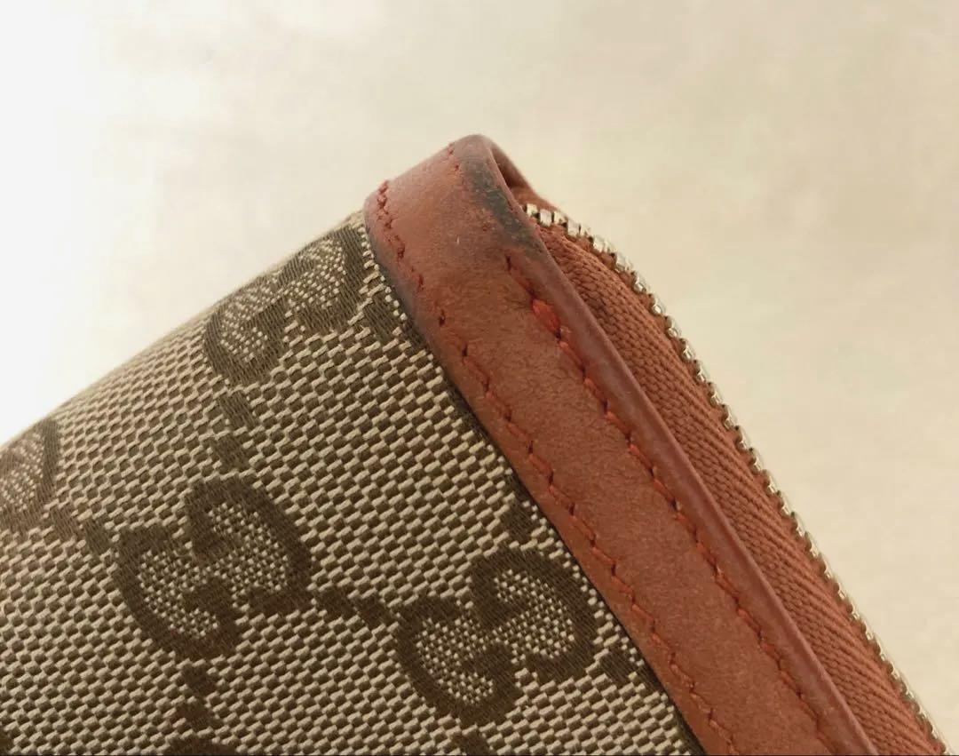 GUCCI グッチ 長財布 ラウンドファスナー GG インターロッキング