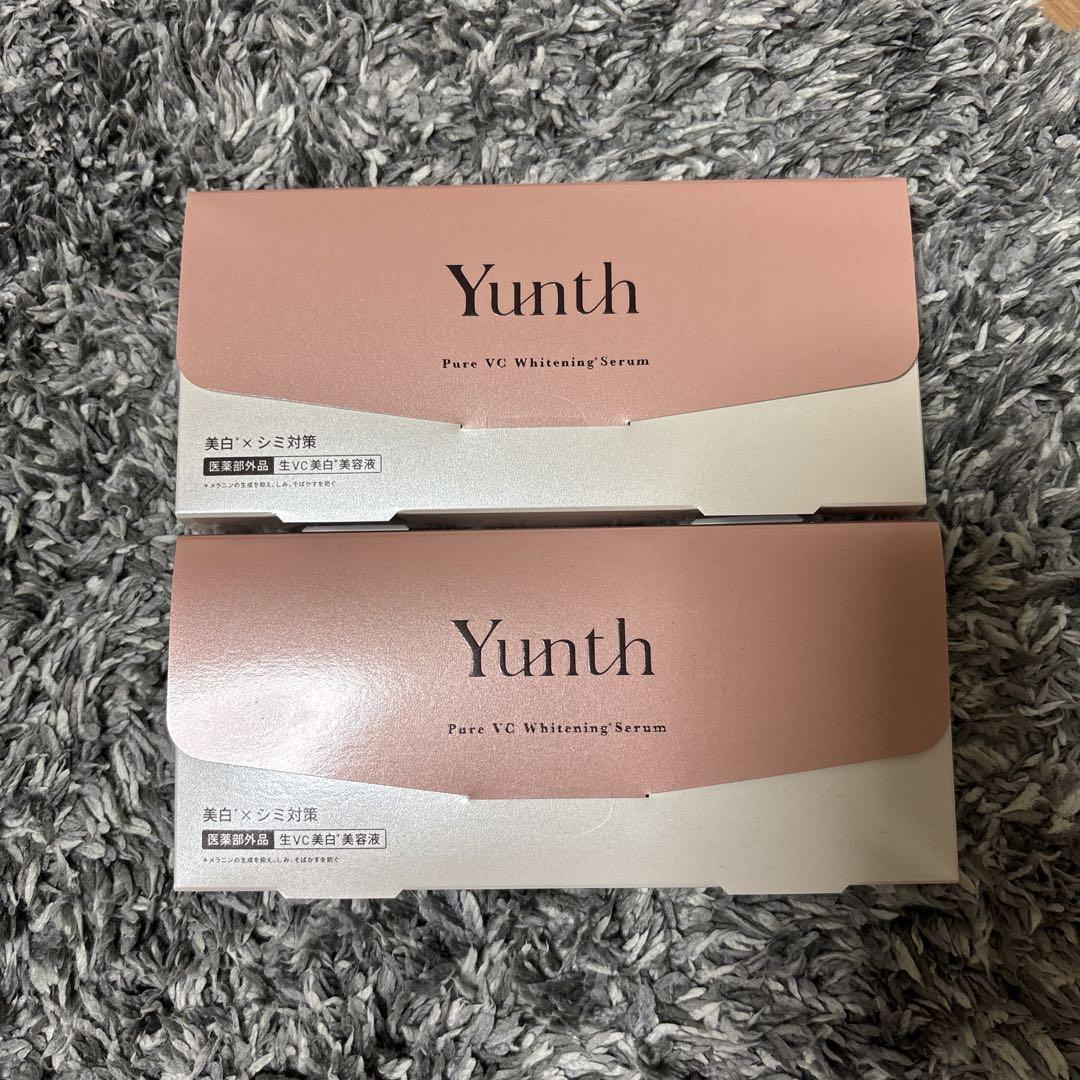 訳あり商品 新品未開封】Yunth ホワイトニングエッセンスPVC メルカリ - 28本×2 化粧水・ローション・トナー