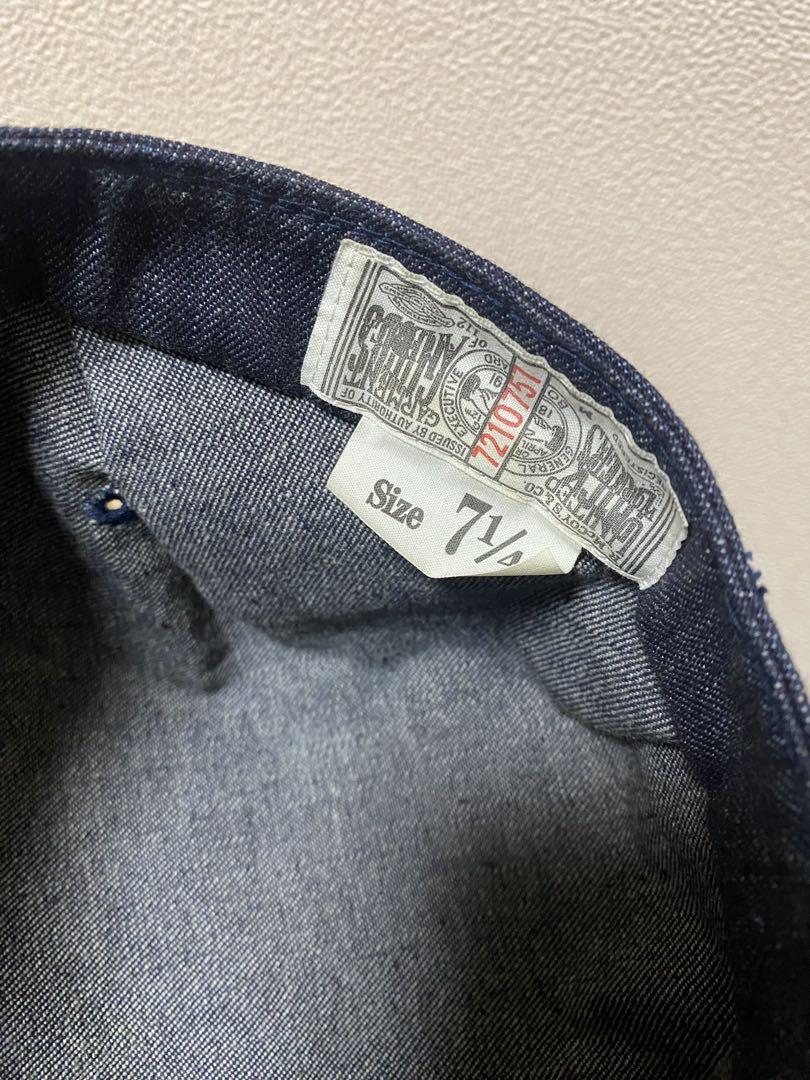 極美品！8hour union デニムキャップ ワーク リアルマッコイズ rrl