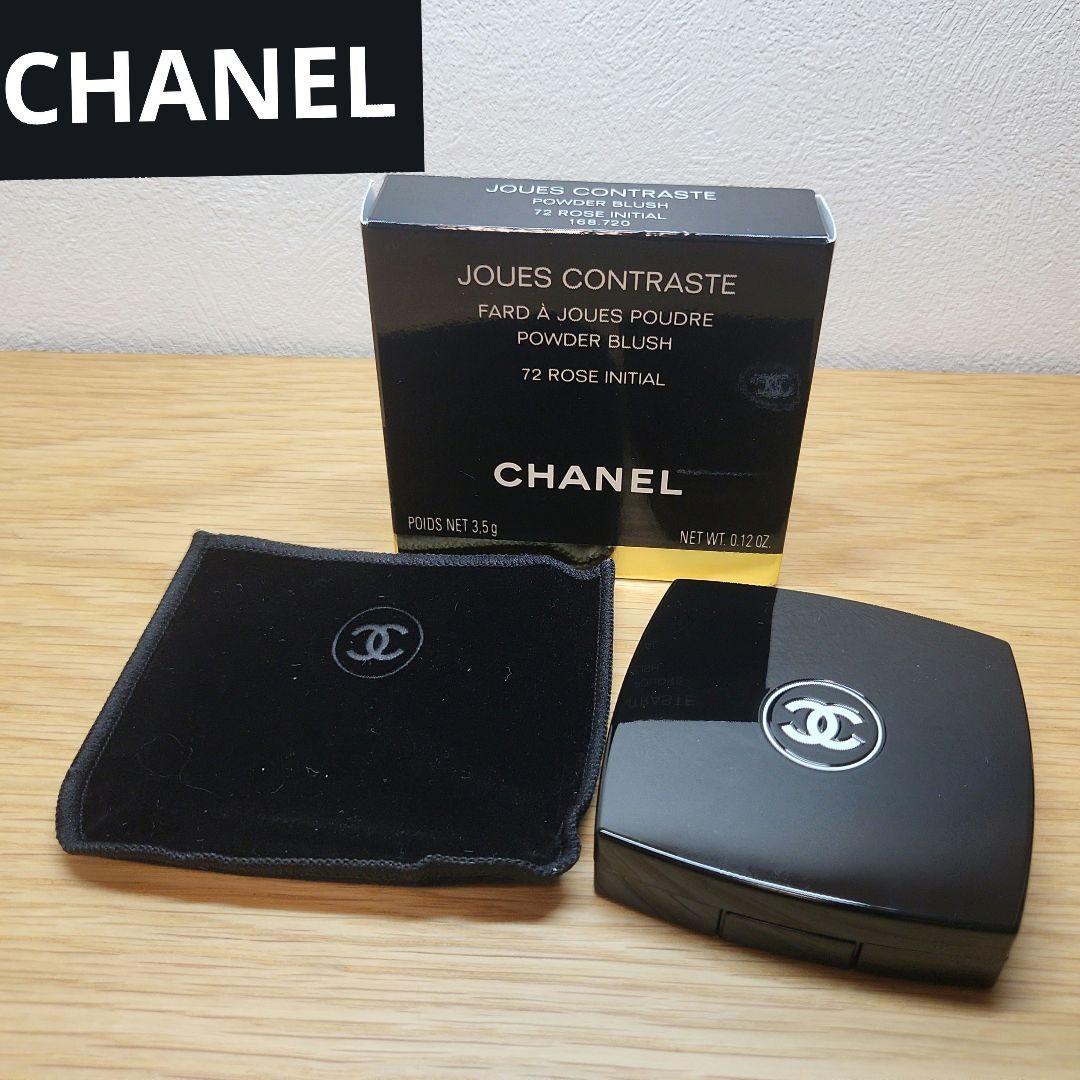 【未使用】CHANEL シャネル チーク 72 ローズ イニシアル