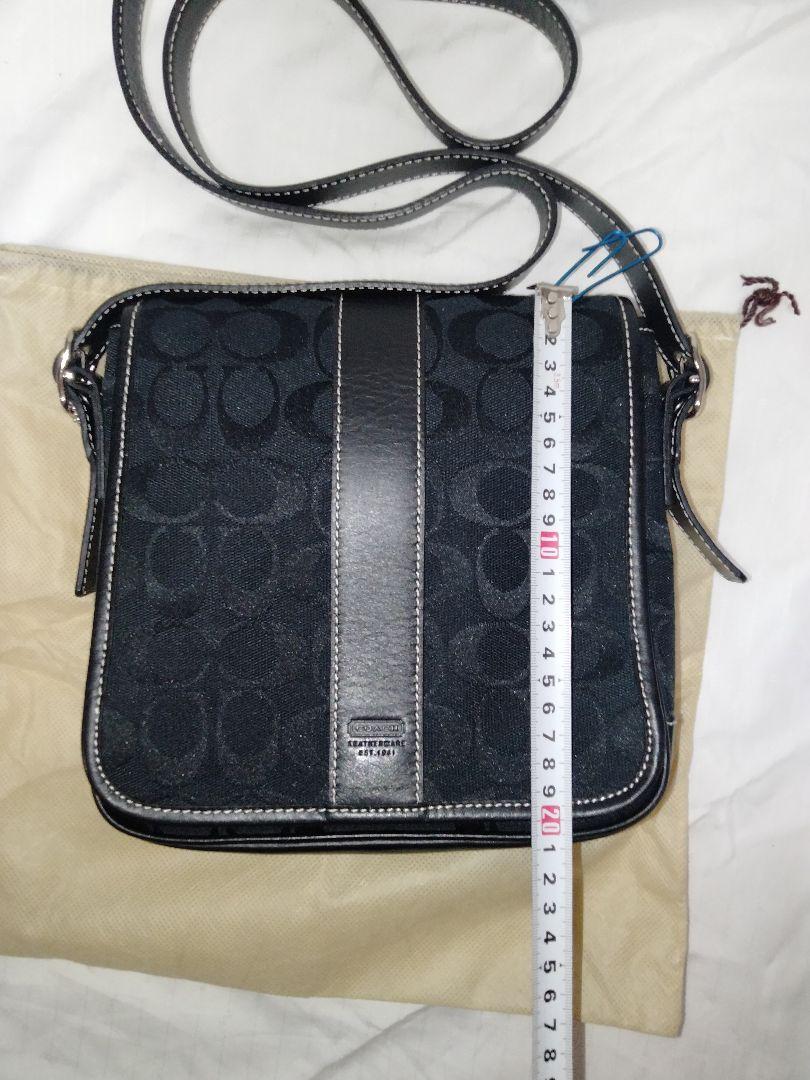 入荷now 安全 極美品 コーチ 6357 シグネチャー ショルダーバッグ COACH バッグ
