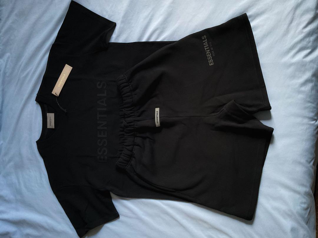ESSENTIALS ジャージ上下セット Mサイズ 黒
