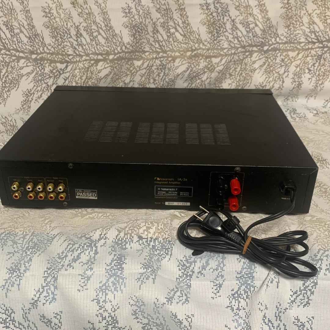 貴重希少■Nakamichi ナカミチ プリメインアンプ IA-3s■動作確認済