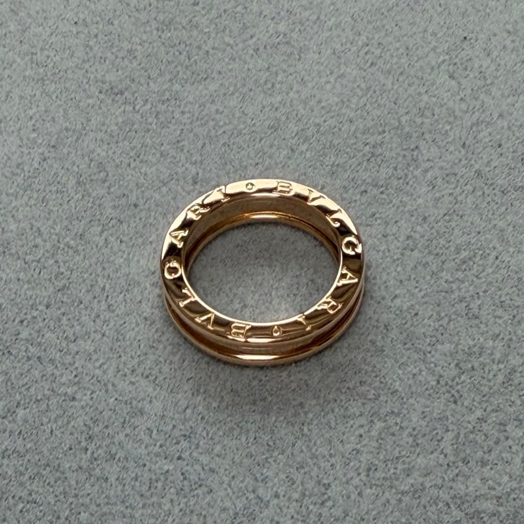 最安値】ブルガリ ビーゼロワン リング K18PG 9号相当 軽研磨済み